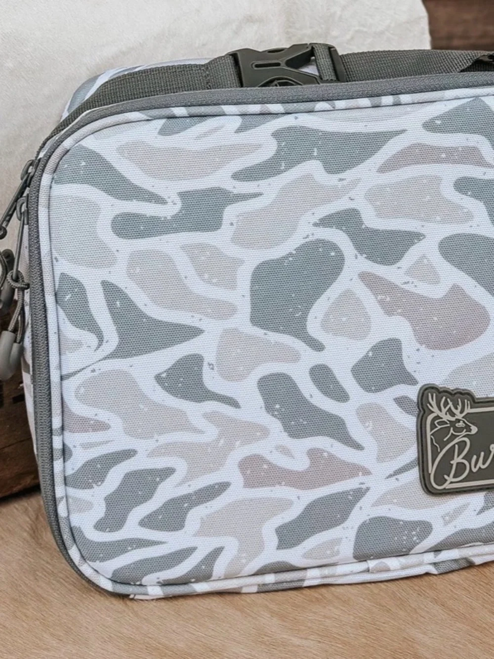 Burlebo White Camo Lunchbox